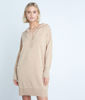 Picture of SHALINI BEIGE HOODED WOOL AND CASHMERE DRESS